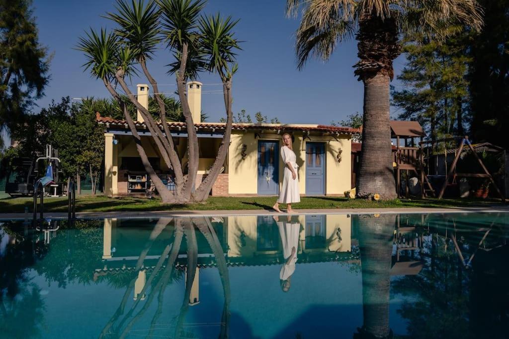 Villa Elmar Aegina Esterno foto